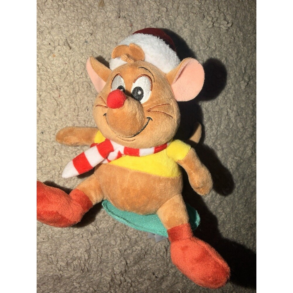 Disney Parks Gus Gus Cinderella Mouse Christmas Shoulder Pal Plush Toy 2025